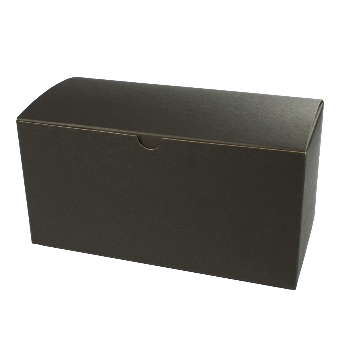 12x6x6 Black Pinstripe One-Piece Tuck Top Gift Boxes