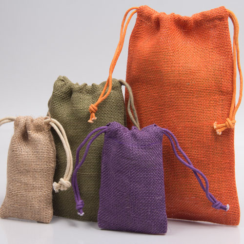Bag Mini Burlap Drawstring Pouch Gift Jewelry bag – CreativeWaze