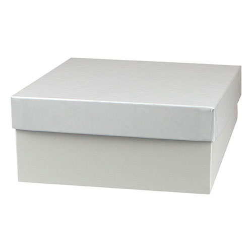 10x10x6 White Gloss Hi-Wall Folding Gift Boxes