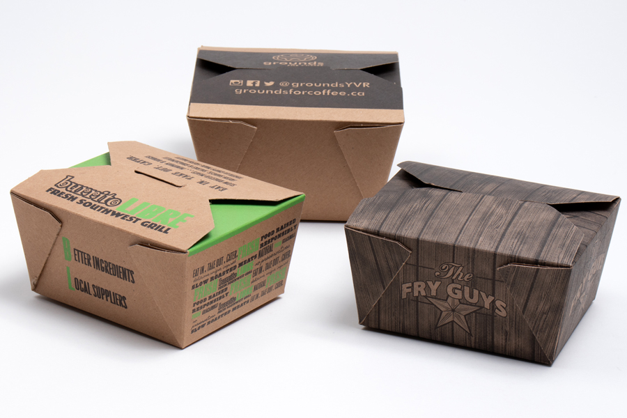 Custom Printed Food Takeout Boxes