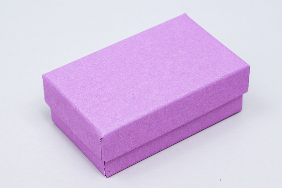 (#21) 2-1/2 X 1-1/2 X 7/8 MATTE LILAC JEWELRY BOXES