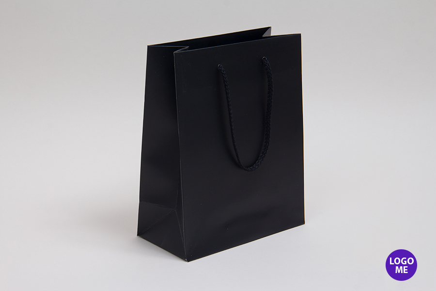 Gucci Empty Paper Black Shopping Bag Rope Handles New Authentic 19”x 14”x  6.5”