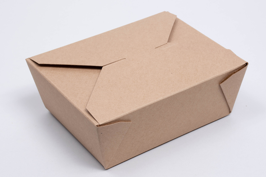 French Fries Food Packaging Box Paper Meal Customized Logo Take Away Kraft