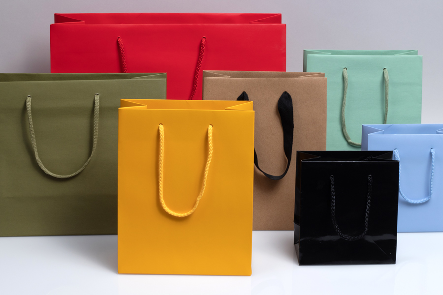 Paper Shopping Bags with Handles - Eco-Friendly Shopping Bags
