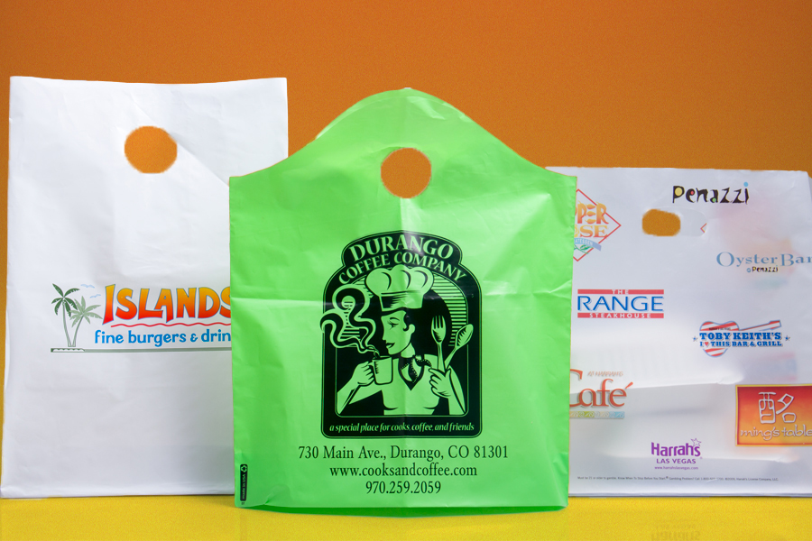Custom-Prined Plastic Shopping Bags