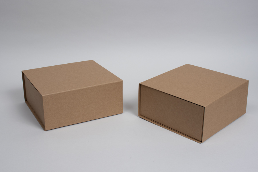 5.86 x 5.29 x 2.52 SMALL NATURAL KRAFT VESTA GIFT BOXES