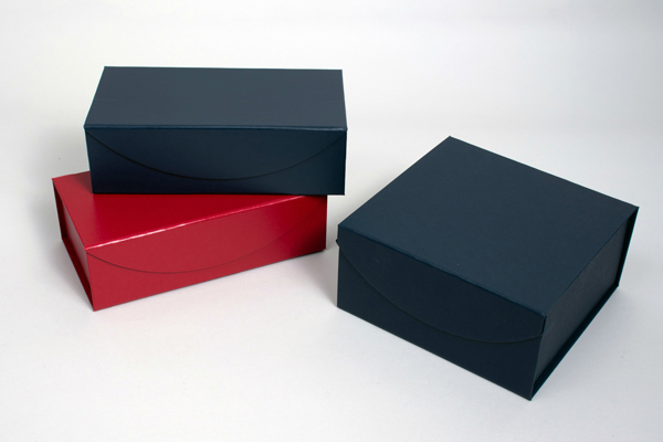 Collapsible Magnetic Lid Gift Boxes - Curved Closure