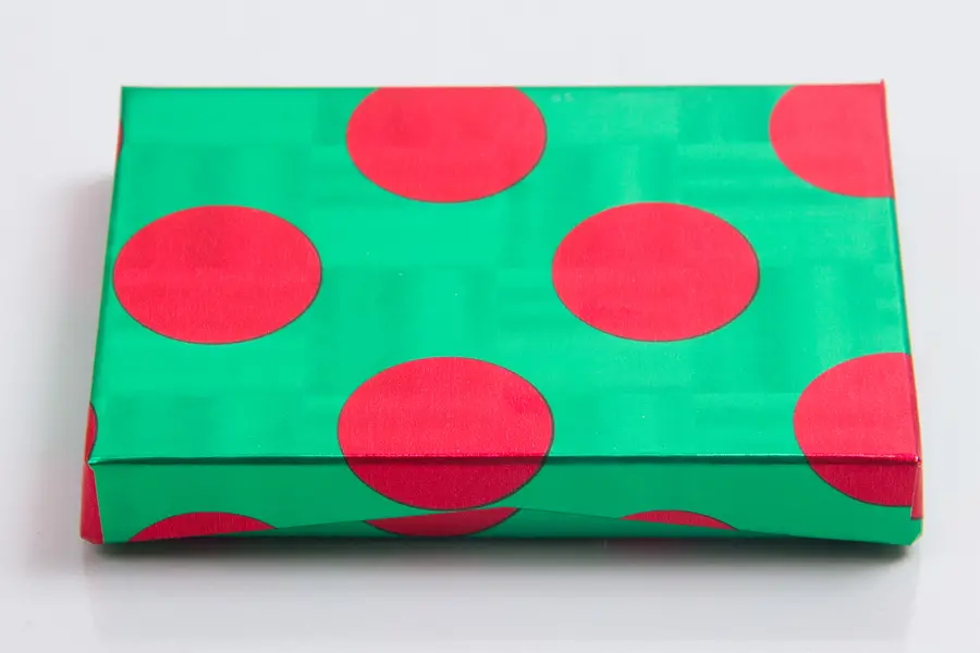 4-5/8X3-3/8X5/8 GREEN RED DOTS PLATFORM INSERT