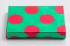 4-5/8X3-3/8X5/8 GREEN RED DOTS PLATFORM INSERT