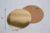 10" CAKE CIRCLE - SINGLE WALL- GOLD