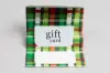 5X3-3/8 GIFT CARD FOLDERS CHRISTMAS WEAVE