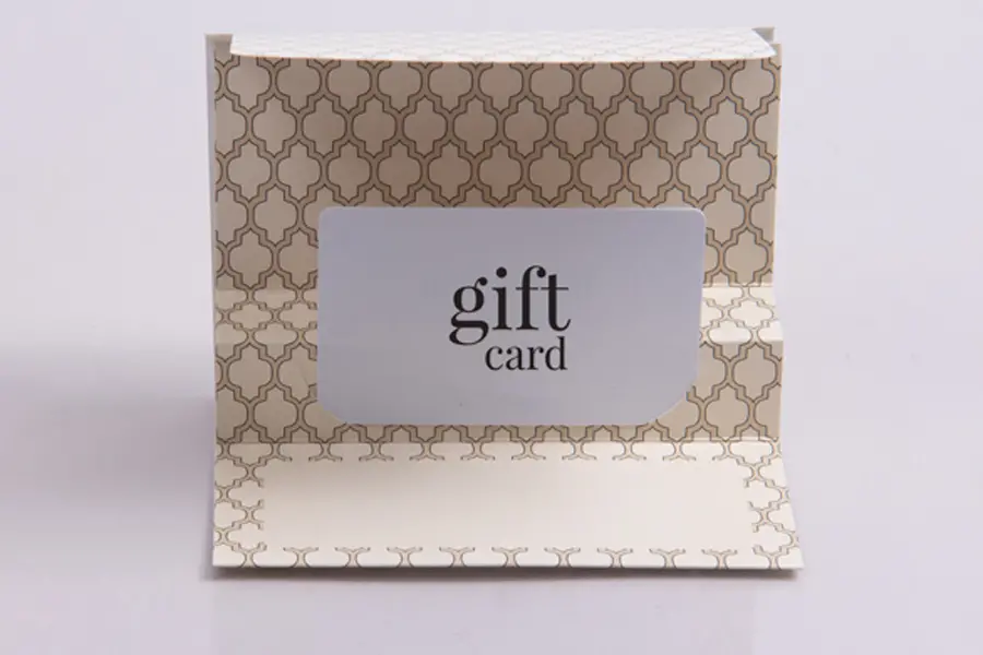 5X3-3/8 GIFT CARD FOLDERS SAND GEO