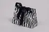 4.5X2X3.75 PURSE TOTE-ZEBRA