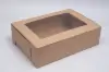 12X9X4 CUPCAKE BOX KRAFT-WINDOW