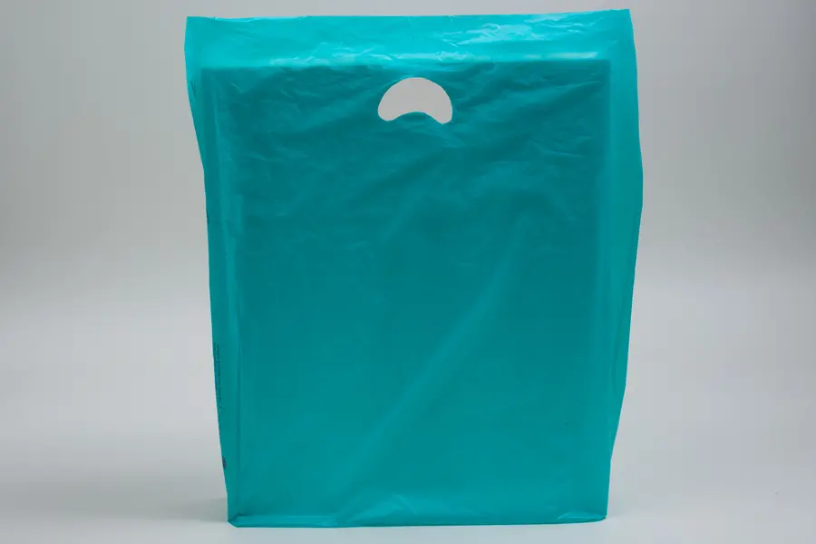 12X3X18 SUPER SATIN TEAL BAGS