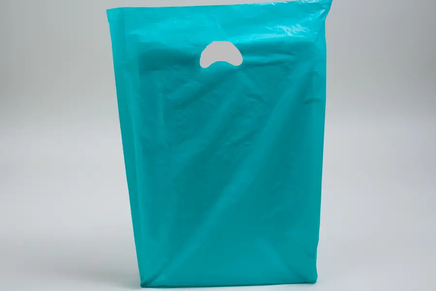 16X4X24 SUPER SATIN  TEAL BAGS