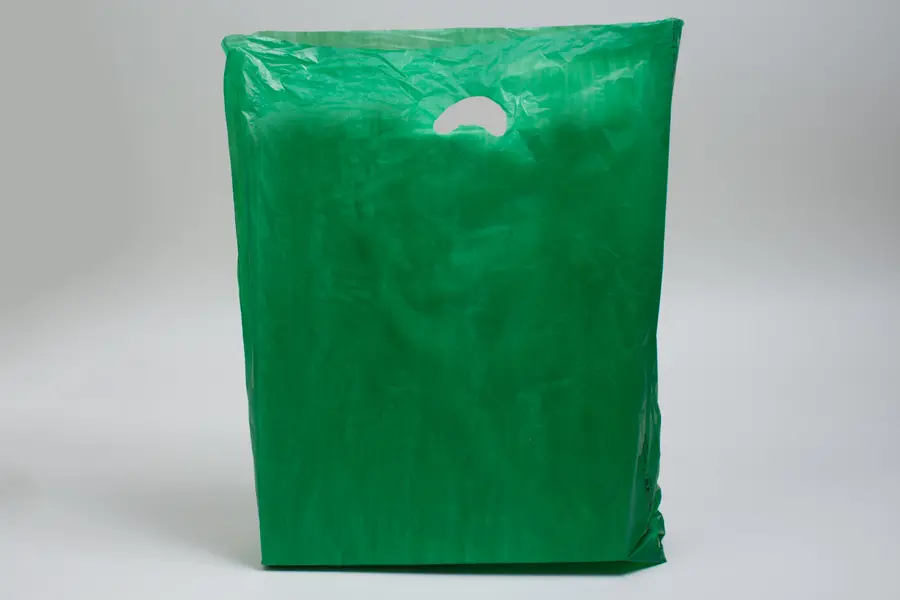 16X4X24 SUPER SATIN DARK GREEN BAGS