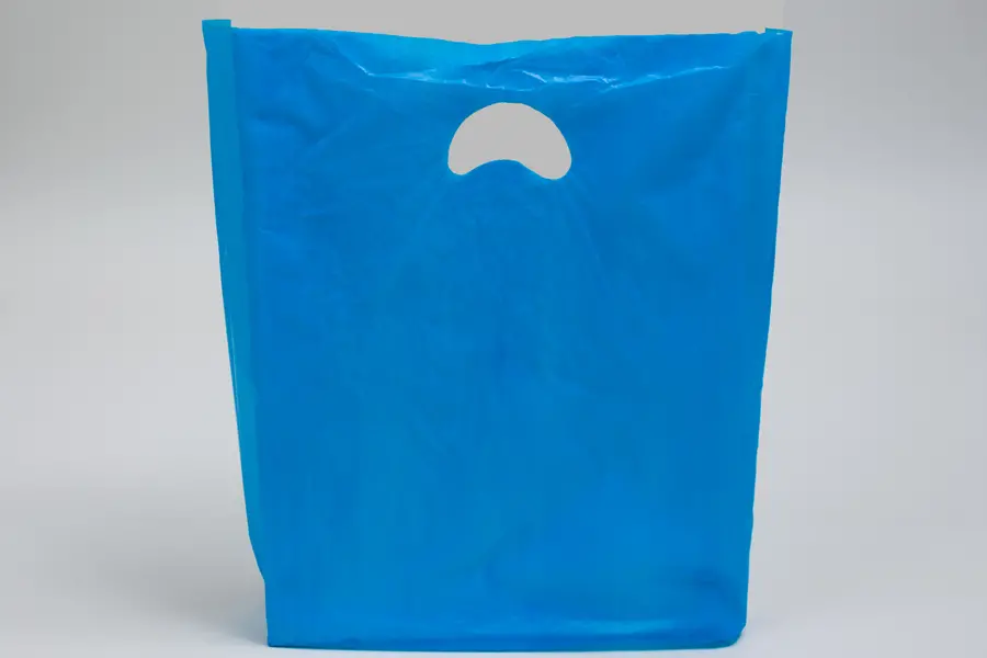 12X3X18 SUPER SATIN DARK BLUE BAGS