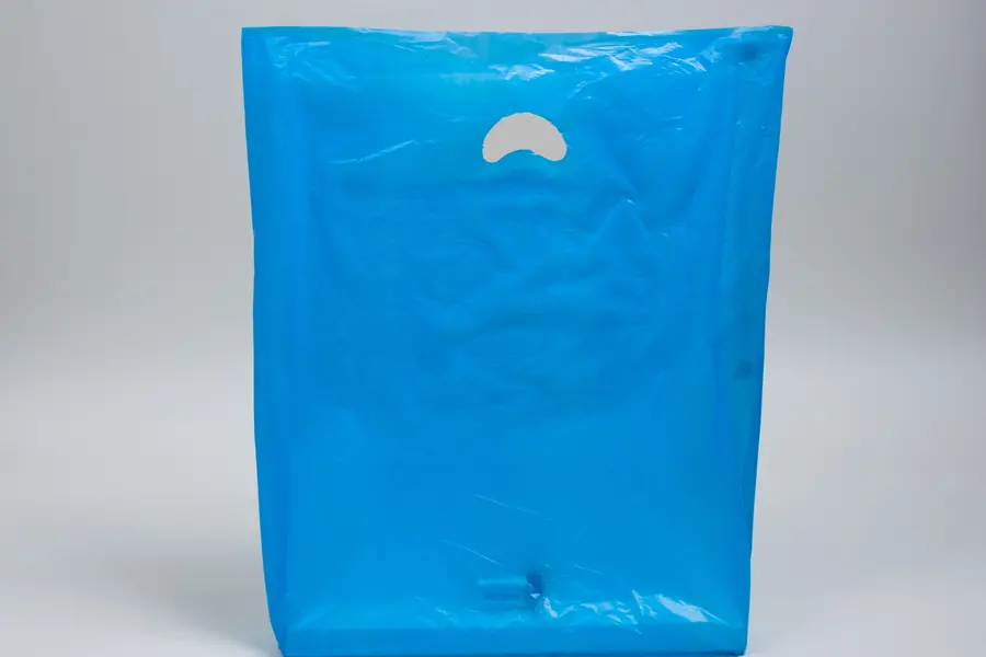 13X3X21 SUPER SATIN DARK BLUE BAGS