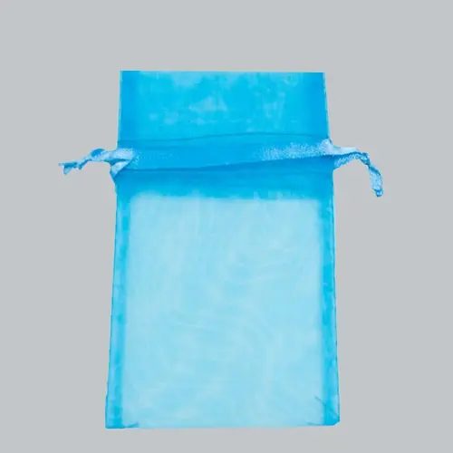 6X10 ORGANZA BAG-TURQUOISE