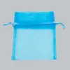 4X6 ORGANZA BAG-TURQUOISE