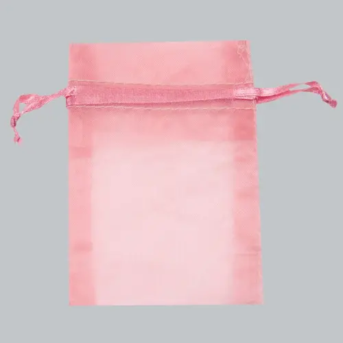 4X6 ORGANZA BAG-PINK