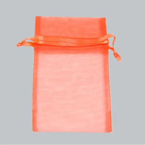 6X10 ORGANZA BAG-ORANGE