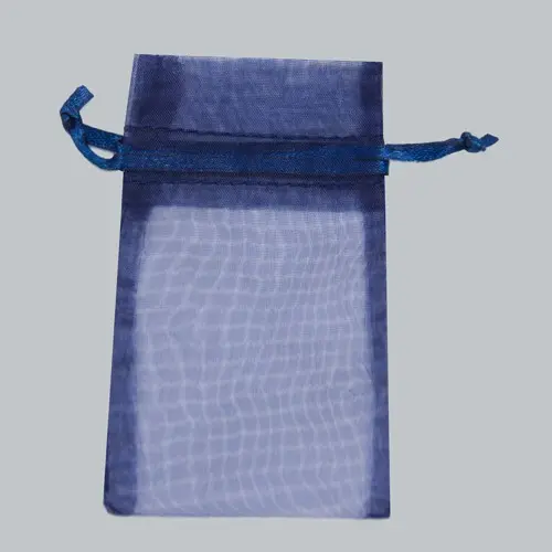 5X7 ORGANZA BAG-NAVY