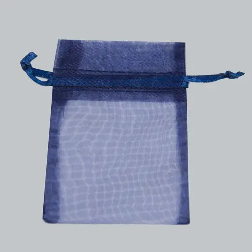 3X4 ORGANZA BAG-NAVY