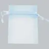 5X7 ORGANZA BAG-LIGHT BLUE