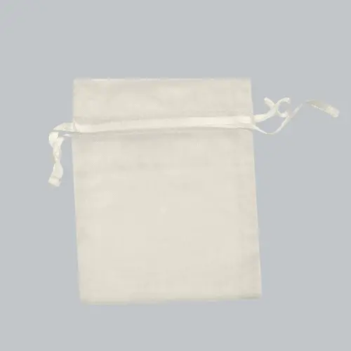 2X2.5 ORGANZA BAG-IVORY