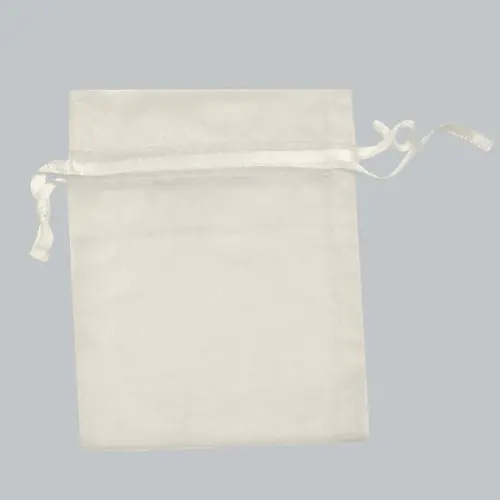 5X7 ORGANZA BAG-IVORY