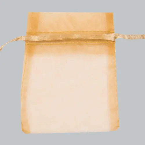 5X7 ORGANZA BAG-GOLD