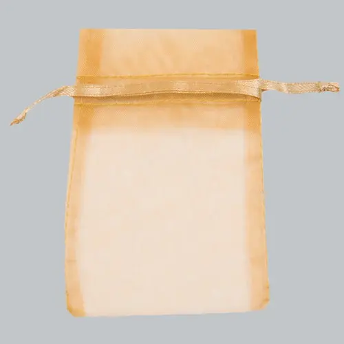 6X10 ORGANZA BAG-GOLD