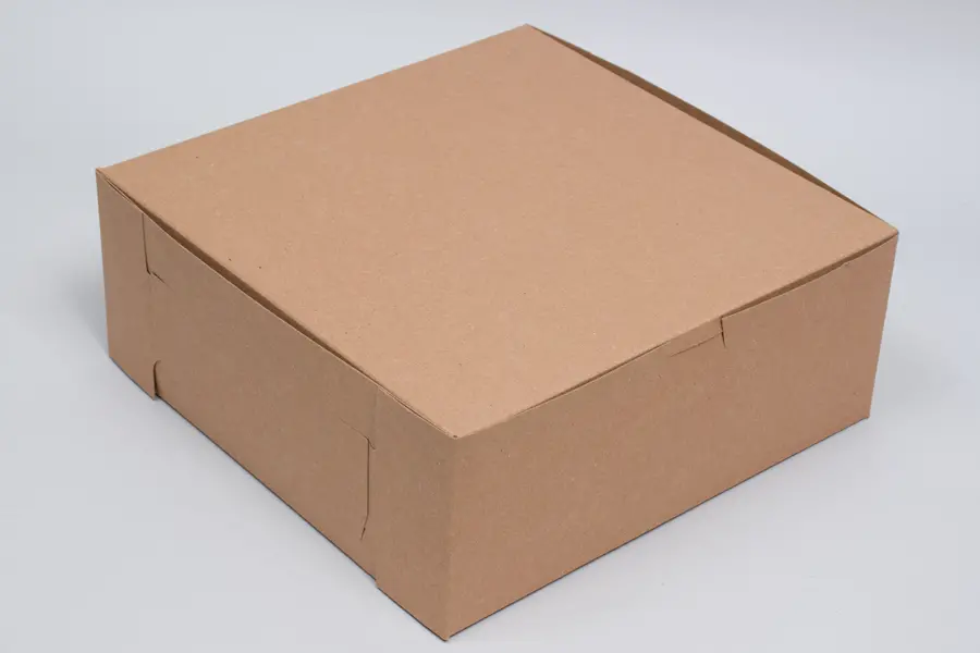 10X10X4 1PC BAKE BOX KRAFT-NO WINDOW