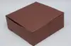 10X10X4 1PC BAKE BOX CHOCO-NO WINDOW