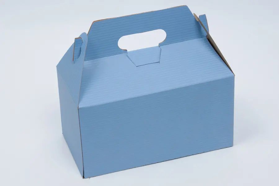 9-1/2 X 5 X 5 FRENCH BLUE GABLE BOX