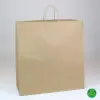 18X7X18 PREMIUM ECOPLUS NAT KRAFT SHOP BAG