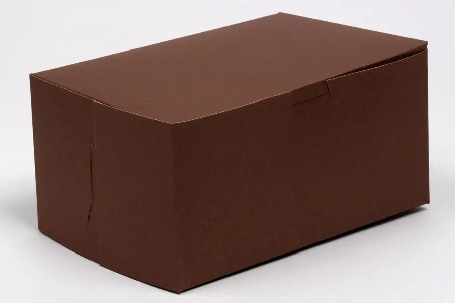 9X5X4 1PC BAKE BOX CHOCO - NO WINDOW