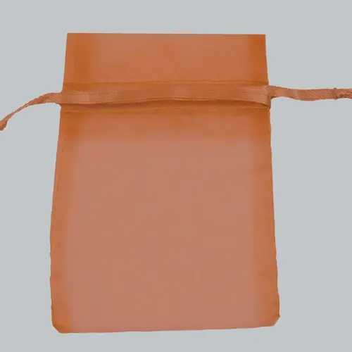 4X6 ORGANZA BAG-COPPER