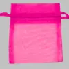 6X10 ORGANZA BAG-HOT PINK