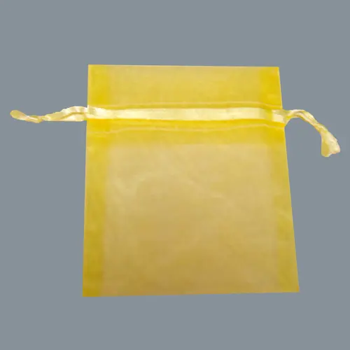 2X2.5 ORGANZA BAG-YELLOW