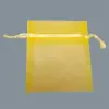 4X6 ORGANZA BAG-YELLOW