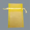 6X10 ORGANZA BAG-YELLOW