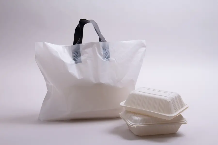 16X11X8 SOFT LOOP WHITE BAG