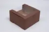 8X8X4 CHOCOLATE CUPCAKE BOX W/WIND 4 CUP