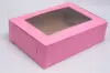 14X10X4 STRAWBERRY CUPCAKE BOX W/WIND 12 CUP