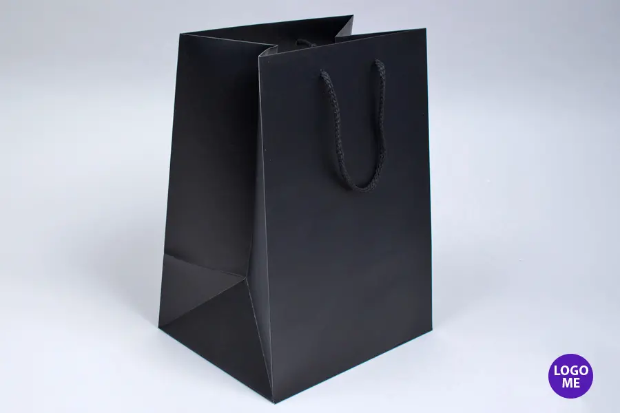 10X8X14 MATTE LAM BLACK EUROTOTE