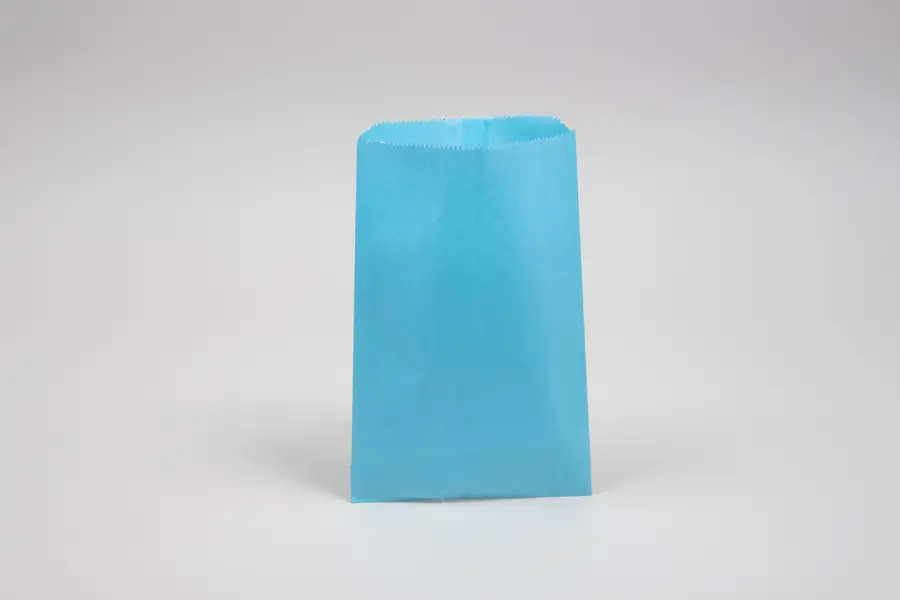 6.25 X 9.25 PAPER MERCH BAG - SKY BLUE