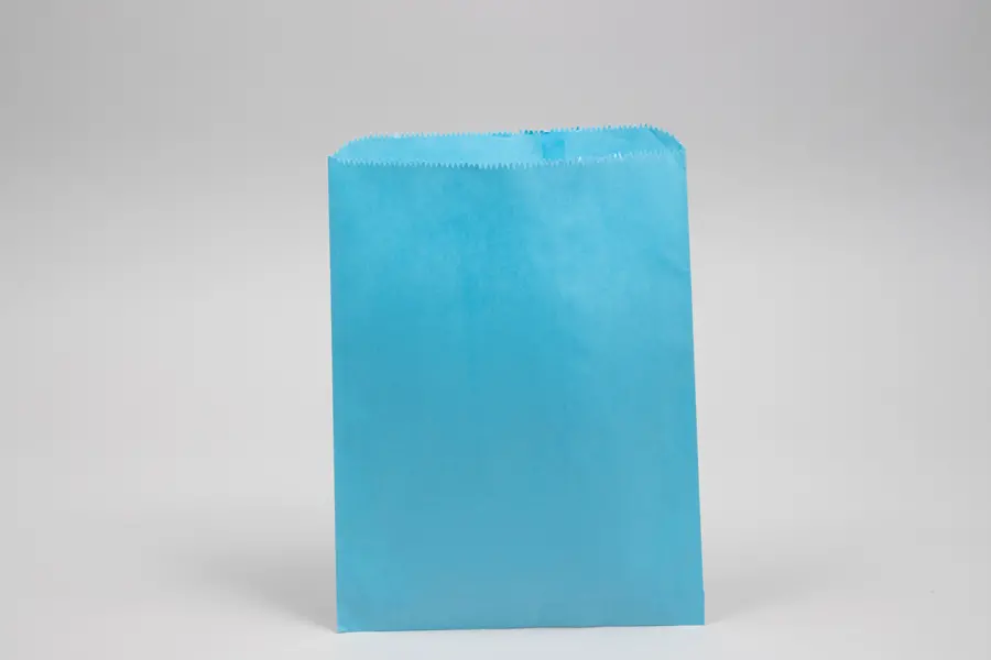 8.5 X 11 PAPER MERCH BAG - SKY BLUE